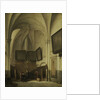 The vestry of the Sint Stevens Church Nijmegen, The Netherlands by Johannes Bosboom