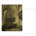 The vestry of the Sint Stevens Church Nijmegen, The Netherlands by Johannes Bosboom