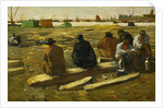 Lunchtime at the Building Site on the Van Diemenstraat in Amsterdam by George Hendrik Breitner