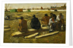 Lunchtime at the Building Site on the Van Diemenstraat in Amsterdam by George Hendrik Breitner