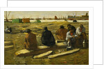 Lunchtime at the Building Site on the Van Diemenstraat in Amsterdam by George Hendrik Breitner