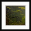 Pike and bass in an aquarium by Gerrit Willem Dijsselhof