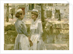 Amsterdam household maids, The Netherlands by Isaac Israels