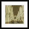 The interior of Saint Bavo's Church in Haarlem, The Netherlands by Isaak van Nickelen