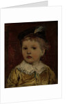 Portrait of Willem, presumably Willem Matthijs Maris Jbzn, son of Jacob Maris by Jacob Maris