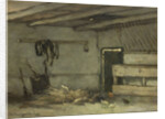 Stable Interior by Johan Hendrik Weissenbruch