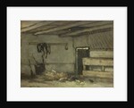 Stable Interior by Johan Hendrik Weissenbruch