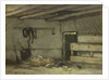 Stable Interior by Johan Hendrik Weissenbruch
