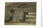 Stable Interior by Johan Hendrik Weissenbruch