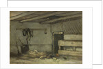 Stable Interior by Johan Hendrik Weissenbruch
