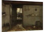 Cellar of the Artist’s Home in The Hague by Johan Hendrik Weissenbruch