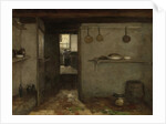 Cellar of the Artist’s Home in The Hague by Johan Hendrik Weissenbruch
