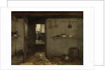 Cellar of the Artist’s Home in The Hague by Johan Hendrik Weissenbruch