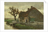 Farm house near a canal by Johan Hendrik Weissenbruch