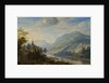 View of the Rhine river near Reineck, Germany by Herman Saftleven