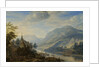 View of the Rhine river near Reineck, Germany by Herman Saftleven