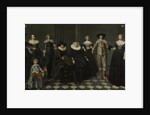 Portrait of the Family of Dirck Bas Jacobsz, Burgomaster of Amsterdam by Dirck Dircksz. van Santvoort