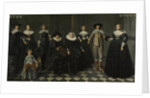 Portrait of the Family of Dirck Bas Jacobsz, Burgomaster of Amsterdam by Dirck Dircksz. van Santvoort
