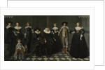 Portrait of the Family of Dirck Bas Jacobsz, Burgomaster of Amsterdam by Dirck Dircksz. van Santvoort