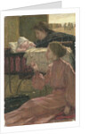 Near the pram stroller on the beach by Marinus van der Maarel
