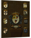 Coat of Arms of Sara van Os, Wife of Jan van Reyersbergh with its eight quarterings by Anonymous