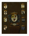 Coat of Arms of Sara van Os, Wife of Jan van Reyersbergh with its eight quarterings by Anonymous