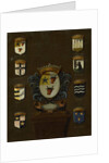 Coat of Arms of Sara van Os, Wife of Jan van Reyersbergh with its eight quarterings by Anonymous