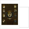 Coat of Arms of Sara van Os, Wife of Jan van Reyersbergh with its eight quarterings by Anonymous