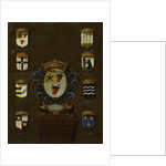 Coat of Arms of Sara van Os, Wife of Jan van Reyersbergh with its eight quarterings by Anonymous