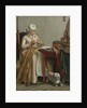 Interior with Woman Sewing by Wybrand Hendriks