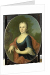 Portrait of Cornelia van Schuylenburgh, Wife of Diederik van Bleyswijk by Conrad Kuster