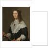 Portrait of Catharina van Well, Wife of Guilliaam van Bleyswijk by Gerard van Kuijl