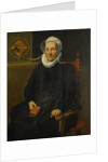 Portrait of Dirckje Tymansdr Gael, called van der Graft, Wife of Mattheus Augustijnsz Steyn by Pieter Pietersz. I
