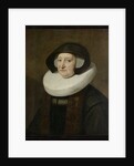 Portrait of Maria Petitpas, second Wife of Johannes Wttenbogaert (Jan Uytenbogaert) by Workshop of Michiel Jansz van Mierevelt