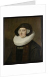Portrait of Maria Petitpas, second Wife of Johannes Wttenbogaert (Jan Uytenbogaert) by Workshop of Michiel Jansz van Mierevelt