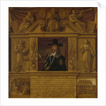 Portrait of Charles I, King of England, in a Frame with Allegorical Figures and Historical Representations by Anonymous