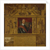 Portrait of Oliver Cromwell, in a Frame with Allegorical Figures and Historical Representations by Anonymous