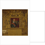 Portrait of Oliver Cromwell, in a Frame with Allegorical Figures and Historical Representations by Anonymous