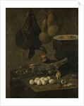 Still Life with Chickens and Eggs by Giovanni Battista Recco