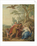 Jupiter, Disguised as a Shepherd, Seducing Mnemosyne, the Goddess of Memory by Jacob de Wit