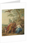 Jupiter, Disguised as a Shepherd, Seducing Mnemosyne, the Goddess of Memory by Jacob de Wit