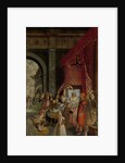 Deathbed of the Rich Man, with a Devil Descending to Retrieve the Deceased's Soul by Anonymous