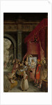 Deathbed of the Rich Man, with a Devil Descending to Retrieve the Deceased's Soul by Anonymous