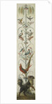 Decorative Depiction with Plants and Animals by Anonymous