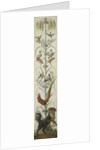 Decorative Depiction with Plants and Animals by Anonymous