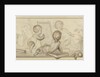 Six Putti with Flowers and Fruit and the Attributes of Drawing by Jurriaan Andriessen
