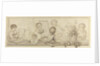 Six Putti with Flowers and Fruit and the Attributes of Drawing by Jurriaan Andriessen