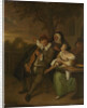 Man with a fiddle in bad company by Jan Havicksz. Steen