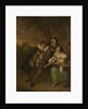 Man with a fiddle in bad company by Jan Havicksz. Steen