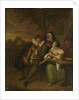 Man with a fiddle in bad company by Jan Havicksz. Steen